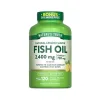 Fish Oil 2,400 mg 720 mg Omega-3 Natural Lemon Flavor - 120 Quick Release Softgels-Nature's Bounty